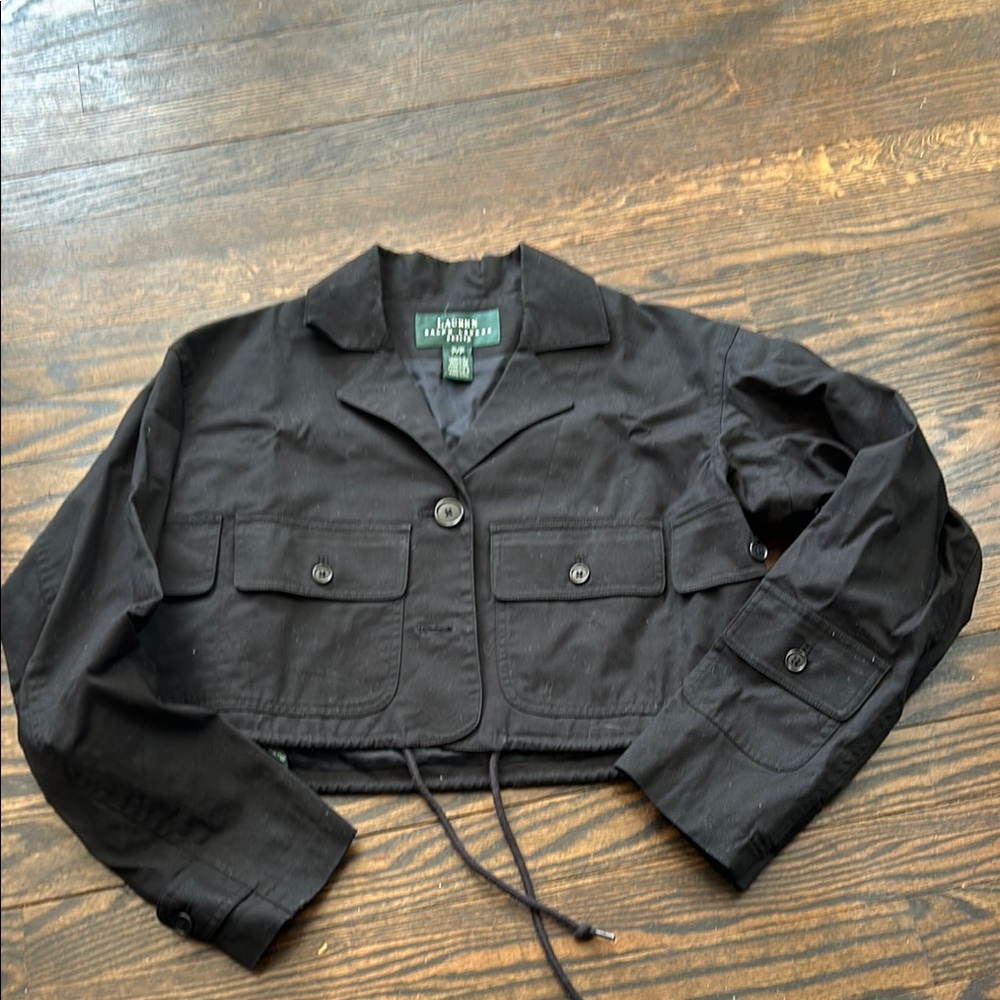 Lauren Ralph Lauren Black Cropped Jacket